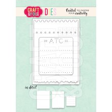 CW297 Cutting die - ATC Ticket Set - Craft & You Design