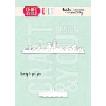 CW302 Cutting die - Border City  - Craft & You Design