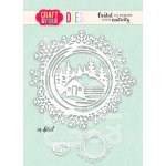 CW304 Cutting die -  Snowflakes Frame