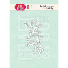 CW318 Cutting die - Sprig of Mistletoe