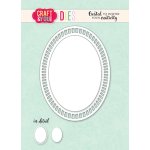 CW324 Cutting die - Oval Doily