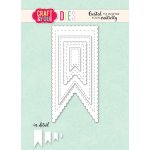 CW333 Cutting die - Biscuit Pennants