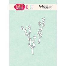 CW334 Cutting die - Catkin Twigs 