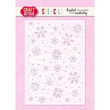 SC002 STENCIL Snowflakes - Paint Over the Winter